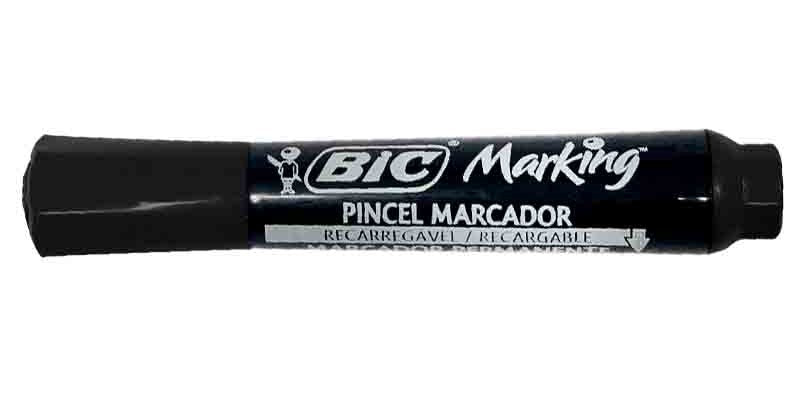 Marcador Permanente Manaus Marking Recargable Negro Bic® 648-352230 Pieza 70330352230 01