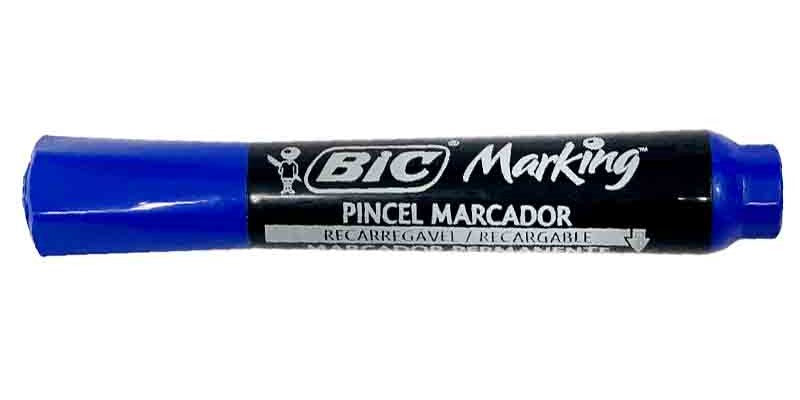 Marcador Permanente Manaus Marking Recargable Azul Bic® 648-52247 Pieza 70330352247 01