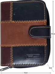 Agenda/Monedero c/Zipper 6 argollas Imitación Piel 15×12×5cm Printaform® AZ51 [Pieza] 7501742115111