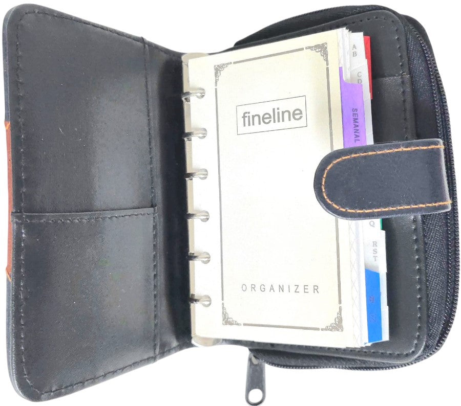 Agenda/Monedero c/Zipper 6 argollas Imitación Piel Printaform® AZ51 [Pieza] 7501742115111 2