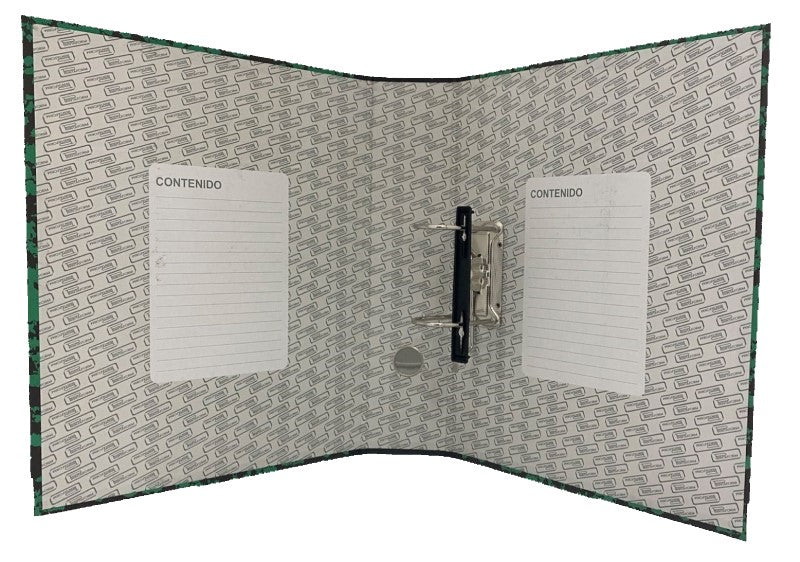 Registrador 2 argollas Economico 2" Verde Oficio Printaform® [Pieza] 7501742193294 2