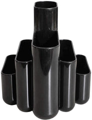 Porta Lápiz Plástico 6 compartimentos Negro 13×14×16cm Tenex® 23340 [Pieza] 27386233402 3