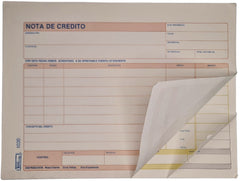 Block Auxiliar Nota de Crédito 25 Juegos ½ Oficio Printaform® B-1035 [Pieza]