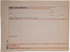 Block Auxiliar Nota de Crédito 25 Juegos ½ Oficio Printaform® B-1035 [Pieza] 2