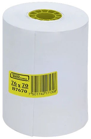 Rollo p/Sumadora Satinado Blanco 70mm×60mm Printaform® 1192 [Rollo] 7501742171308