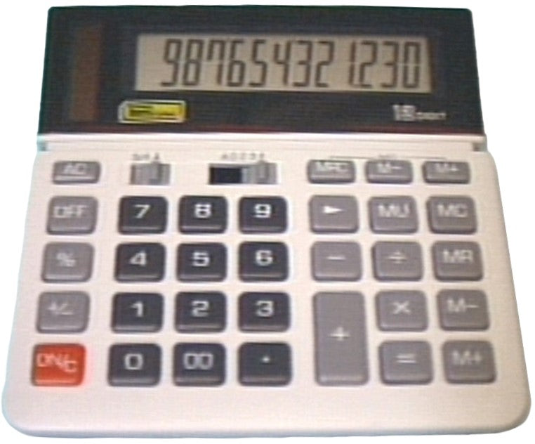 Calculadora Básica Bater. Escritorio DC/Solar 12 Dígitos Printaform® 1320 [Pieza] 7501742150075