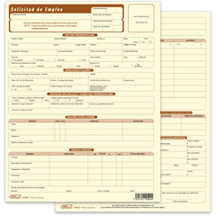 Block Solicitud de Empleo 25 hojas x bloc Carta Printaform® B-2002 [Pieza] 7501742105044