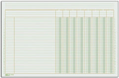 Block Columnas con Concepto 8 50 hojas DobleCarta Printaform® B-3408 [Pieza]