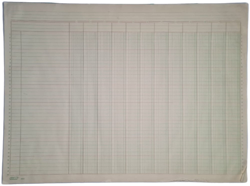 Block Columnas con Concepto 12 50 hojas DobleOfici Printaform® B-3612 [Pieza]