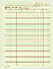 Block Póliza de Diario Rayado D 50 hojas Carta Printaform® B-5002 [Pieza]