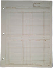 Block Columnas Mayor Cuenta de M 50 hojas Carta Printaform® B-5004 [Pieza]