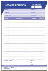 Block Remisiones Original O 50 hojas ½ Carta Printaform® B-8021 [Pieza] 7501742102210