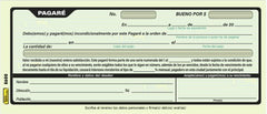 Block Pagares con endoso al reverso 50 hojas 21.5×9cm Printaform® B-8600 [Pieza] 7501742102456