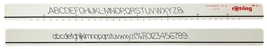Regleta 350 rOtring® Pieza 01