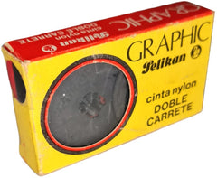 Cinta p/Máquina Graphic Doble Carrete Mecan Negro-Rojo Nylo 13mm×10m Pelikan® [Pieza]