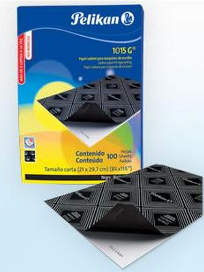 Papel Carbón 1015 G c/100 Negro Carta Pelikan® [Caja] Imagen secundaria del producto