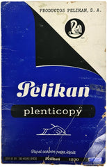 Papel Carbón Plenticopy 1200 c/100 Azul Oficio Pelikan® [Caja]