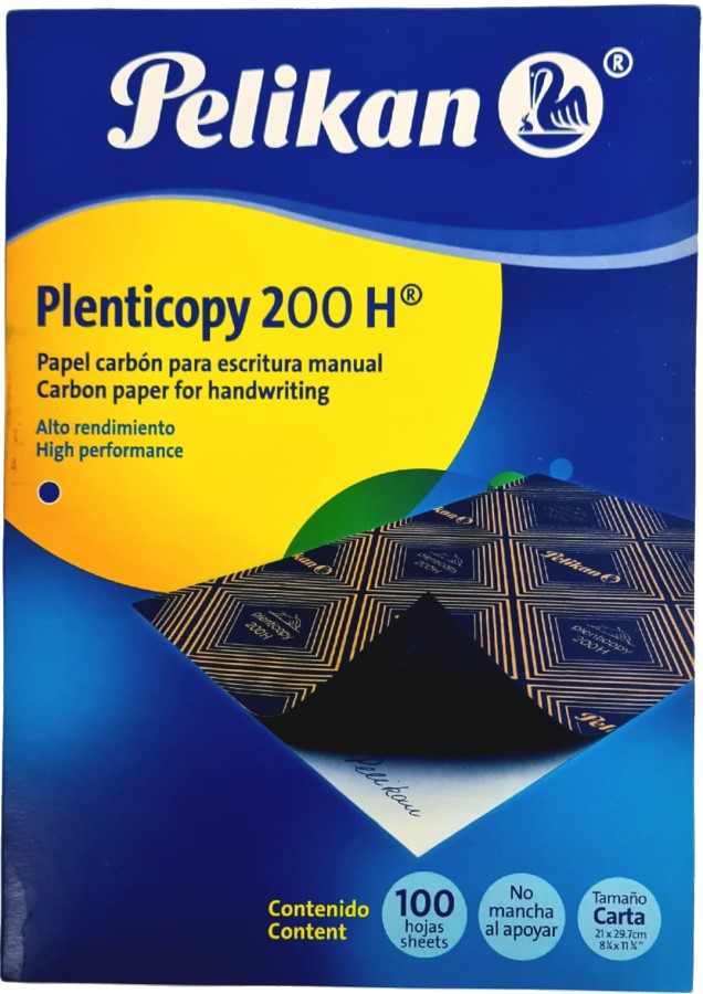 Papel Carbón Plenticopy 200 H c/100 Azul Carta Pelikan® [Caja] 7501015202821 3
