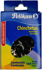 Chinchetas Negro c/100 Pelikan® Caja 7501015200056 01