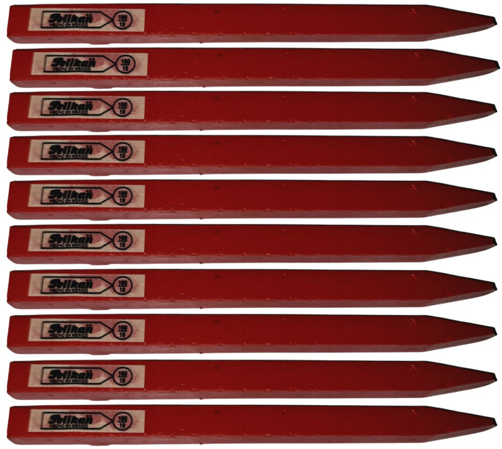 Lacre c/10 Barras Rojo ¤9×200mm Pelikan® [Pieza] 7501015200124 2