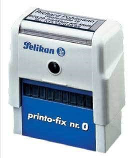 Sello Tinta Automática Printo-Fix #0 59×22mm Pelikan® [Pieza] 4012700310033 Imagen principal del producto