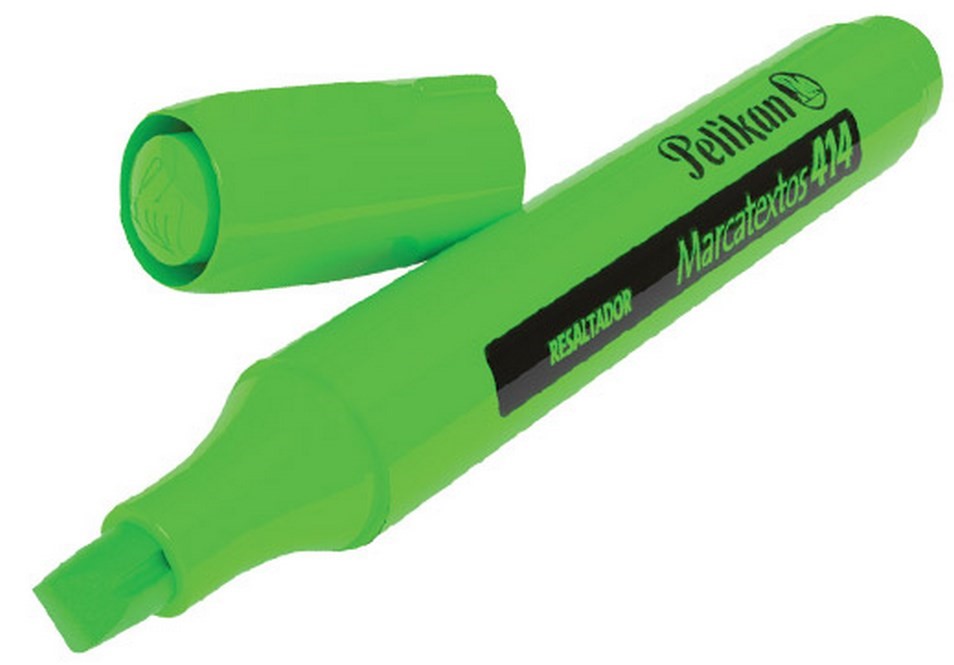 Marcador Textos 414 Verde Neón Pelikan® 30160006 [Pieza] 7501015213575