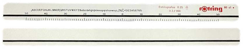 Regleta 080 Rotring® [Pieza] Imagen principal del producto