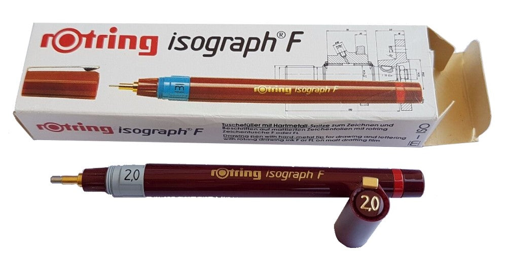 Estilógrafo Isograph F 2.00 rOtring® Pieza 01