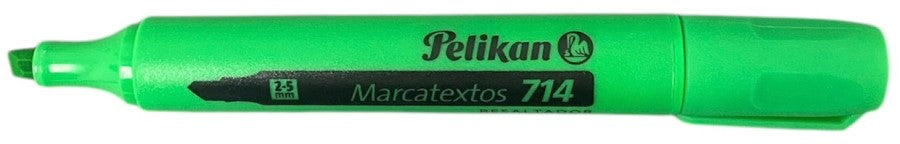 Marcador Textos 714 Verde Neón Pelikan® 30165006 [Pieza] 7501015214008