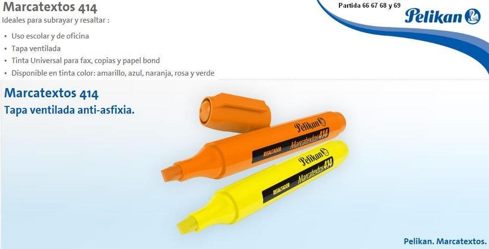 Marcador Textos 714 Verde Neón Pelikan® 30165006 [Pieza] 7501015214008 2