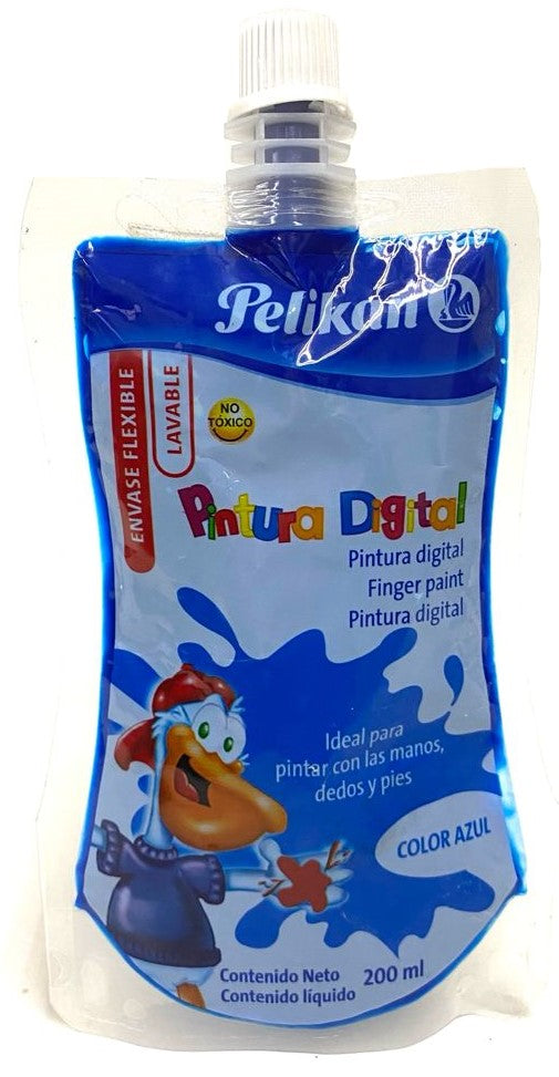 Pintura Digital Pelikan 200ml Azul Pelikan® 50209 Pieza 7501015226339