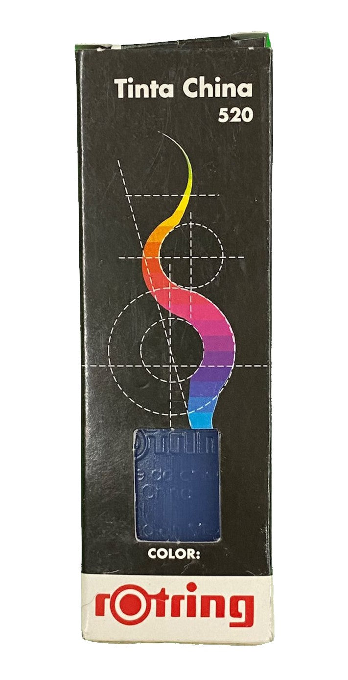 Tinta China p/Estilógrafo 520 23ml Azul Frasco Rotring® Pieza 7501015251492 02