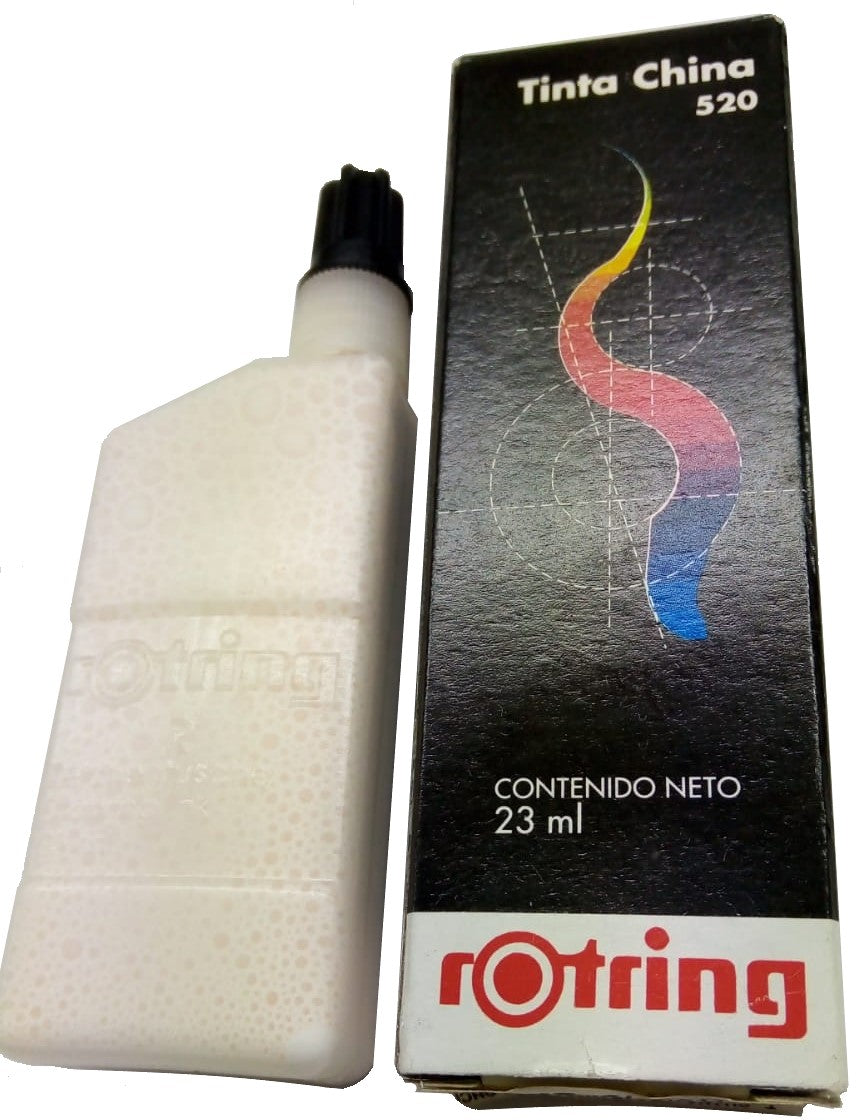 Tinta China p/Estilógrafo 520 23ml Blanco Frasco rOtring® Pieza 7501015251522 01