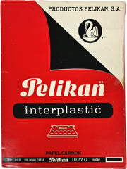 Papel Carbón Interplástic 1027 G c/100 Negro Carta Pelikan® [Caja]