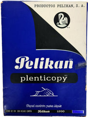Papel Carbón Plenticopy 1200 c/100 Azul Carta Pelikan® [Caja]
