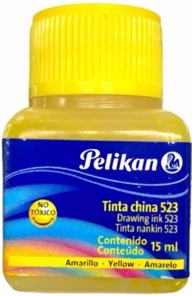 Tinta China 523 15ml Amarillo Pelikan® Pieza 7501015205075 01