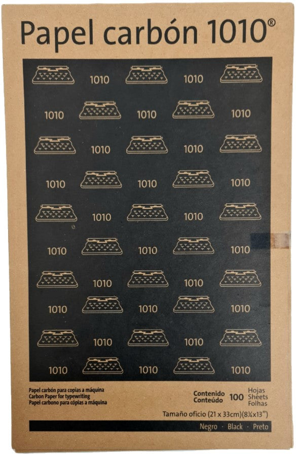 Papel Carbón 1010 c/100 Negro Oficio Pelikan® Caja 7501015207529