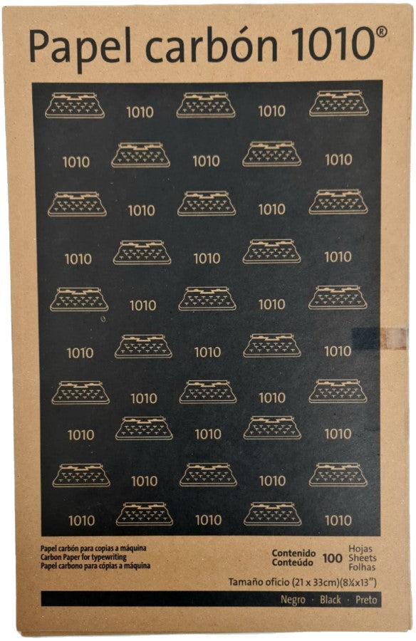 Papel Carbón 1010 c/100 Negro Oficio Pelikan® [Caja] 7501015207529