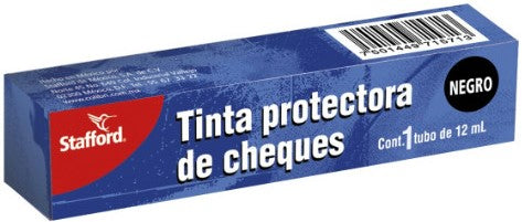 Tinta p/Sellos p/Folidora/Protectora Negro 12ml AZOR® COG2000 Pieza 7501449715713 02