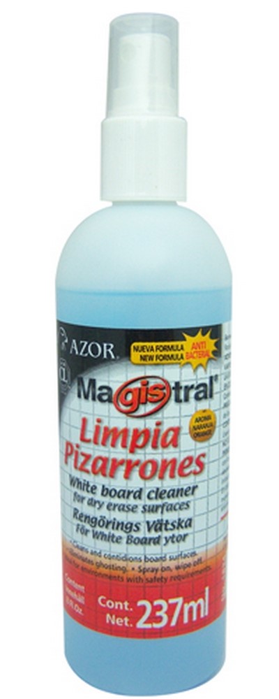 Limpiador p/Pizarrón Magistral 237ml AZOR® 1834 [Contenedor plástico] 7501428700778