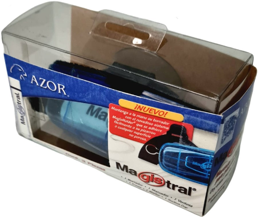 Marcador p/Pizarrón c/Borrador y base Negro Est.c/1 AZOR® 835NE [Pieza] 7501428701478 2