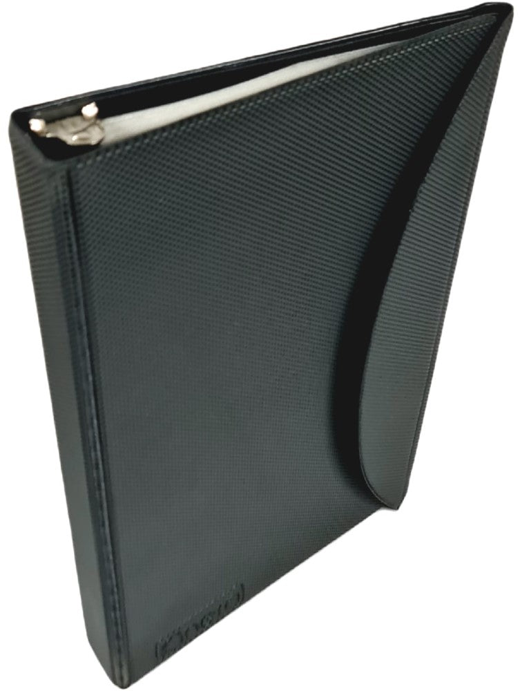 Carpeta 3 Argollas "O" CD 4 CD×Hoja para 40 ½" Negro 20×29cm Kinera® 379 [Pieza] 7501428709672