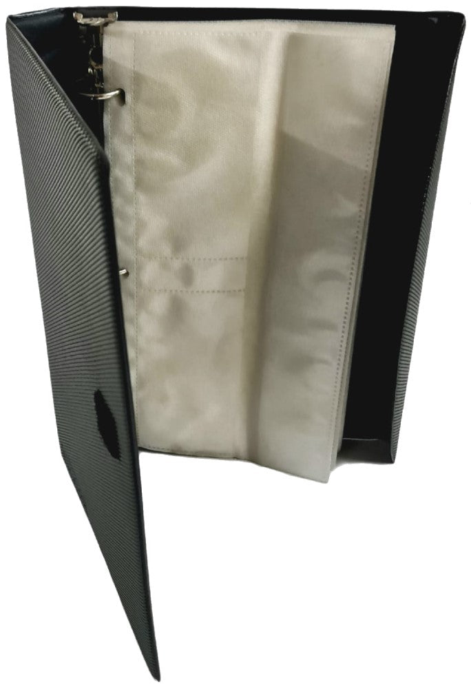 Carpeta 3 Argollas "O" CD 4 CD×Hoja para 40 ½" Negro 20×29cm Kinera® 379 [Pieza] 7501428709672 3