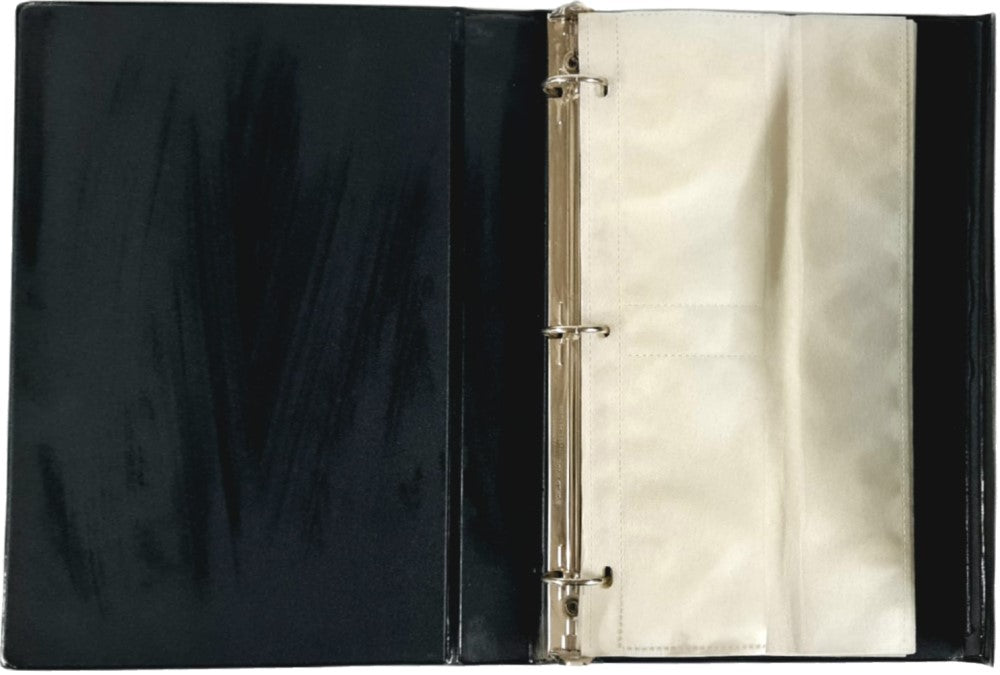 Carpeta 3 Argollas "O" CD 4 CD×Hoja para 40 ½" Negro 20×29cm Kinera® 379 [Pieza] 7501428709672 4