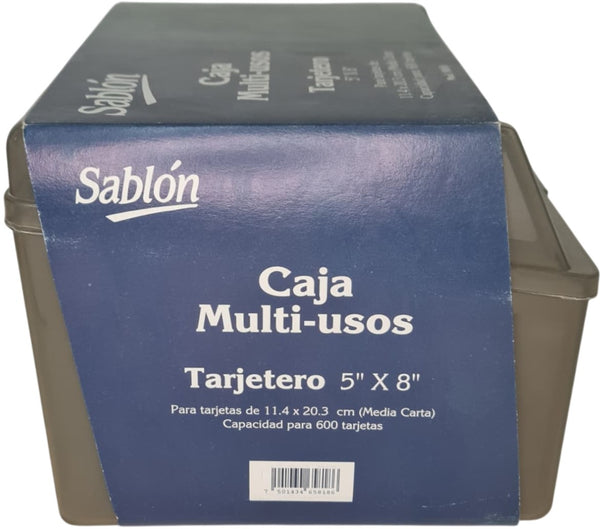Tarjetero Organizador Acrílico Kardex 5×8"-18 Sablón® 5818 [Pieza] 7501434658186 4
