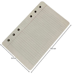 Papel p/Carpeta p/6 Argollas Grande 100 hojas 9.5×16.5cm AZOR® 351-R [Paquete]