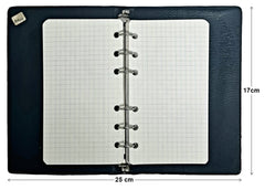 Carpeta 6 Argollas Vinil 1.7cm Negro 11.5×17cm AZOR® 80-341 [Pieza]