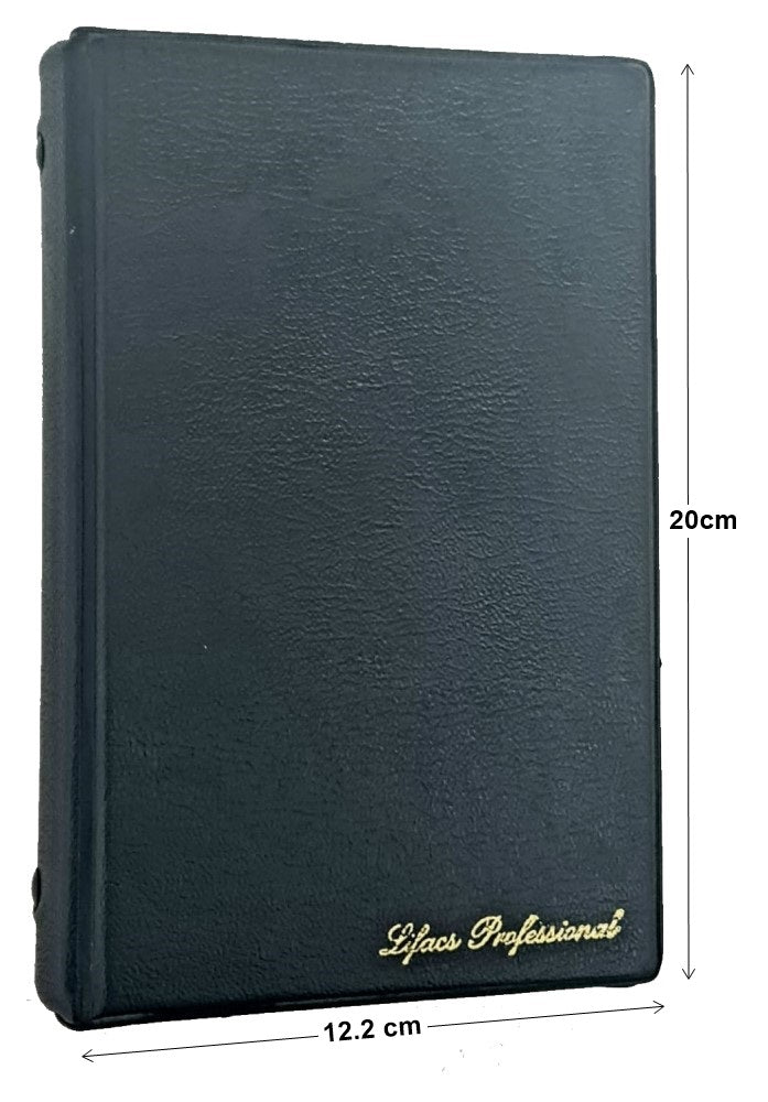 Carpeta 6 Argollas Vinil 2.7cm Negro 12.2×20cm AZOR® 80-361 [Pieza] 2