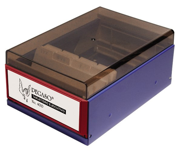 Tarjetero Lamina c/Tapa Acrílica p/400 Pegaso® 400 [Pieza] 7501434710761