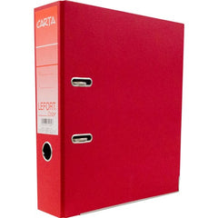 Registrador 2 argollas Color 2" Rojo Carta Lefort® A-1230 [Pieza] 7501434712307